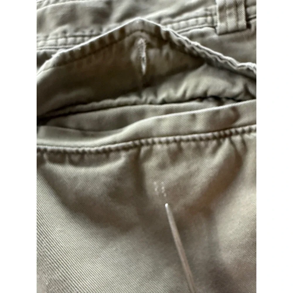 Polo Ralph Lauren Classic 67 Chino Cargo Short Mens 33 Tan Cotton Grunge Utility